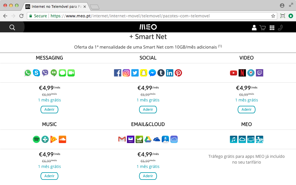 [Smart Net from the Portugese provider MEO violates Net Neutrality]