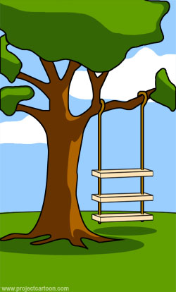 [a tree with a ladder]